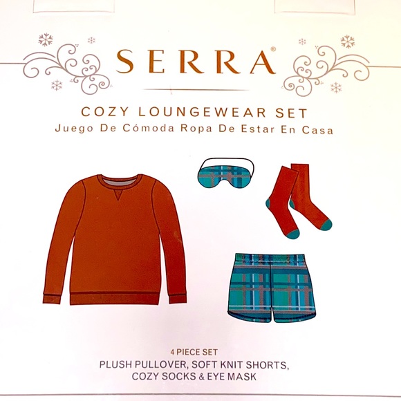 Womens Cozy Loungewear Set Pajama Gift Set Medium - Picture 4 of 6